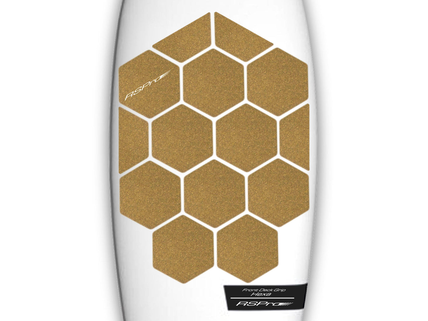 RSPro cork Hexa traction for surfboards - eco-friendly wax alternative.