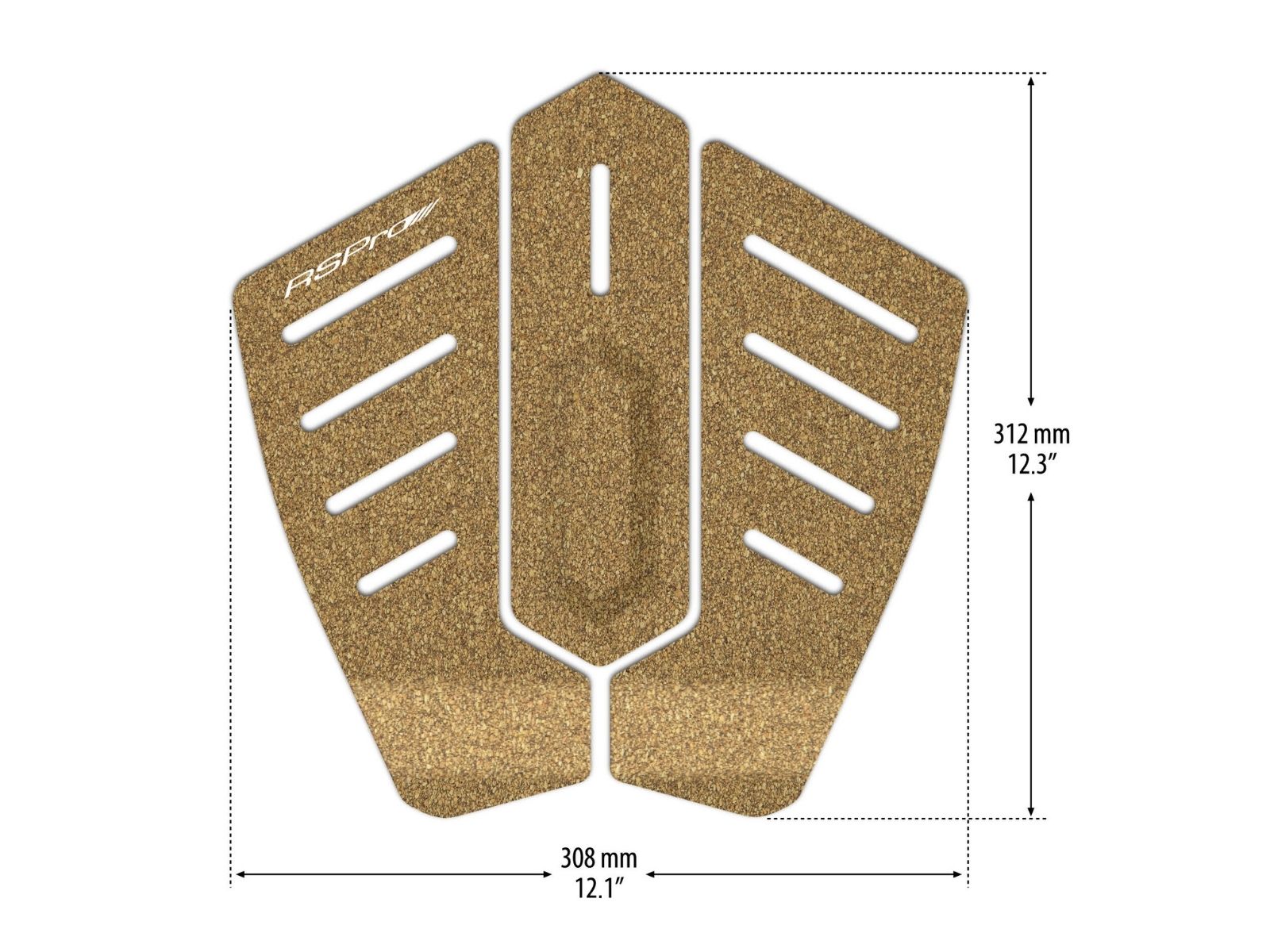 RSPro cork tail pad for surfboards - eco-friendly wax alternative.